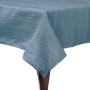 Ice Blue, Delano Crinkle Taffeta Square Tablecloth