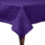 Purple, Delano Crinkle Taffeta Square Tablecloth