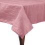 Pink, Delano Crinkle Taffeta Square Tablecloth