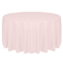 Ice Pink, Havana Faux Burlap Round Tablecloth