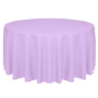 Lilac, Havana Faux Burlap Round Tablecloth