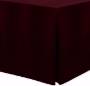 Burgundy, Spun Poly Fitted Tablecloth