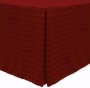 Brick, Poly Stripe Fitted Tablecloths