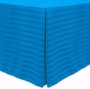 Cobalt, Poly Stripe Fitted Tablecloths