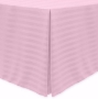 Light Pink, Poly Stripe Fitted Tablecloths