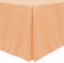 Peach, Poly Stripe Fitted Tablecloths