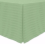 Sage, Poly Stripe Fitted Tablecloths