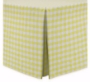 Lemon/White Poly, Poly Check Fitted Tablecloth