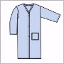 Blue Economy Robes -  1 Hip Pocket, And Self Belt