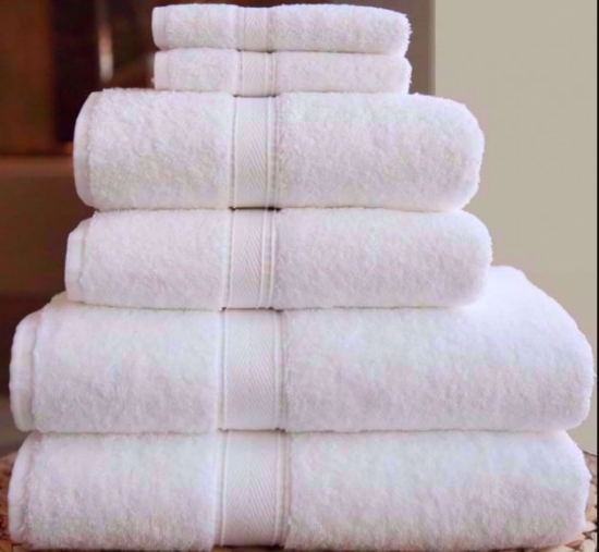 Super Premium White Gym Bath Towel - 24" X  48" 