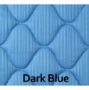 Dark Blue Quilted Bedspread