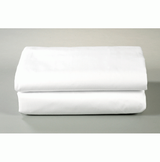 Poly/Cotton T-180 White Bed Sheets & Pillowcases by KSE Supply