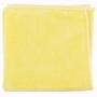 Yellow Microfiber Cleaning Cloth - 12" x 12"