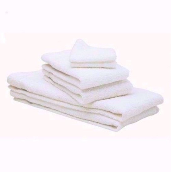 Cotton Terry Towel 12"x 12" Light White