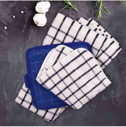 Terry Cloth Kitchen Towels Ensemble