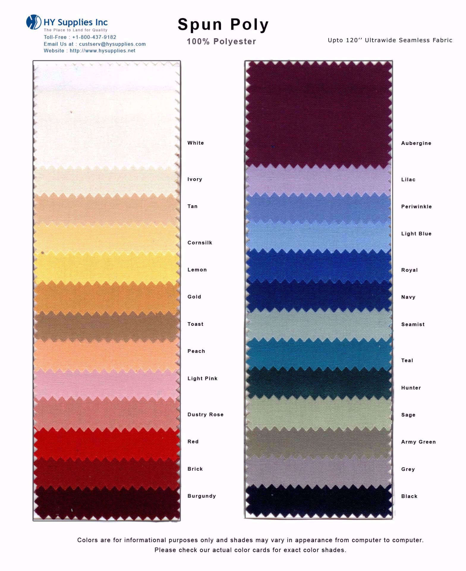 Spun Polyester Color Table Linen Napkins