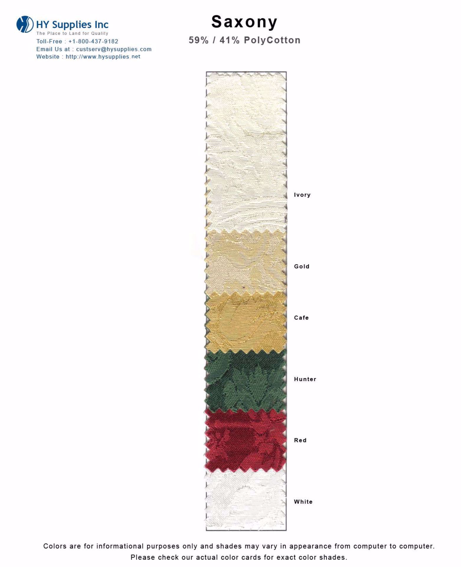 SaxONy Damask Color Table Linen Napkins