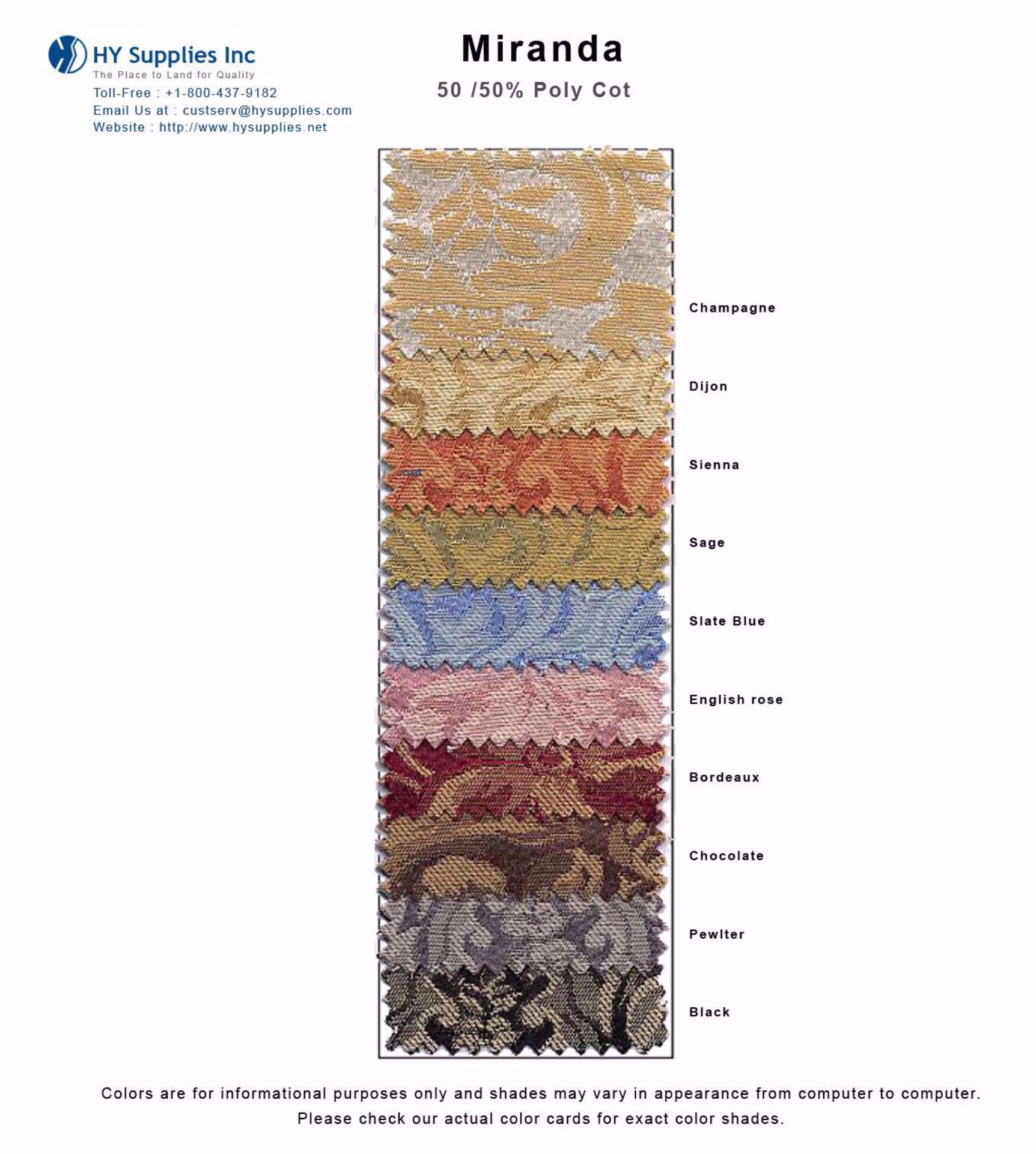 Miranda Color Table Linen Napkins