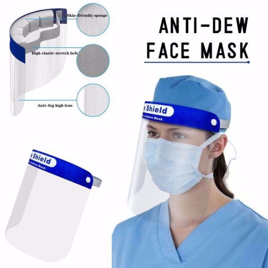 Protective Face Shield (Sold in 100 Pcs/Case Pack)