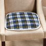 CareFor™ Deluxe Green Plaid Reusable Chair Pad