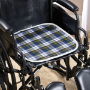 CareFor™ Deluxe Green Plaid Reusable Chair Pad
