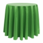 Basic Poly Round Tablecloth - Kelly