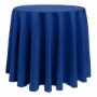 Basic Poly Round Tablecloth - Royal
