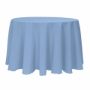Basic Poly Round Tablecloth - Slate