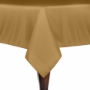 Basic Poly Square Tablecloth - Gold