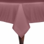 Basic Poly Square Tablecloth - Mauve