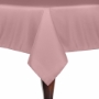 Basic Poly Square Tablecloth - Dusty Rose