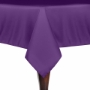 Basic Poly Square Tablecloth - Plum
