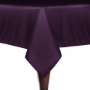 Basic Poly Square Tablecloth - Aubergine
