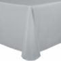 Basic Poly Banquet Tablecloth - Sliver