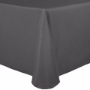 Basic Poly Banquet Tablecloth - Charcoal