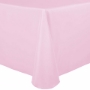 Basic Poly Banquet Tablecloth - Ice Pink