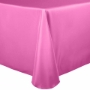 Basic Poly Banquet Tablecloth - Neon Pink
