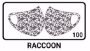 Face Mask-Raccoon