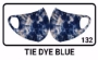 Face Mask-Tie Dye Blue