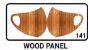 Face Mask-Wood Panel