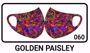 Face Mask-Golden Paisley