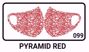 Face Mask-Pyramid red