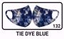 Face Mask-Tie Dye Blue