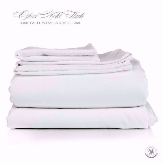 Polyester Bleached Pillowcases #300 Mercerized