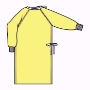 Yellow Barrier Isolation Gown with Fluid Resistance