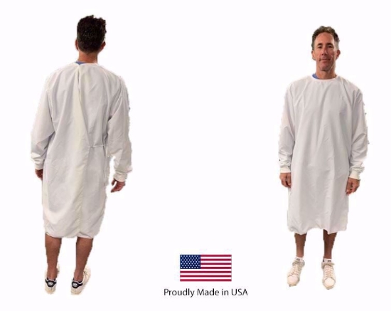 White Isolation Gown Level - 2