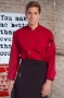 Red, Classic Poplin Chef Coat, Wholesale