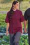 Burgundy, Wholesale South Beach Chef Coat, Easy-care