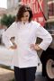White, Napa Chef Coats for Women, 65/35 poly cot.,