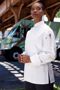 White, Sedona Chef Coat for Women, 65/35 poly cot.,